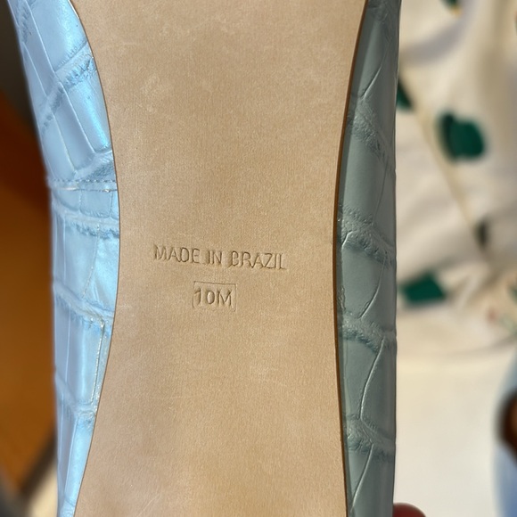 Steve Madden Women's Vala Pump in Light Blue Croco, Size 10 - Picture 6 of 6